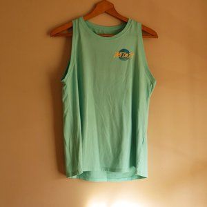 Nike "just do it" graphic tee sleeveless sea foam green size M